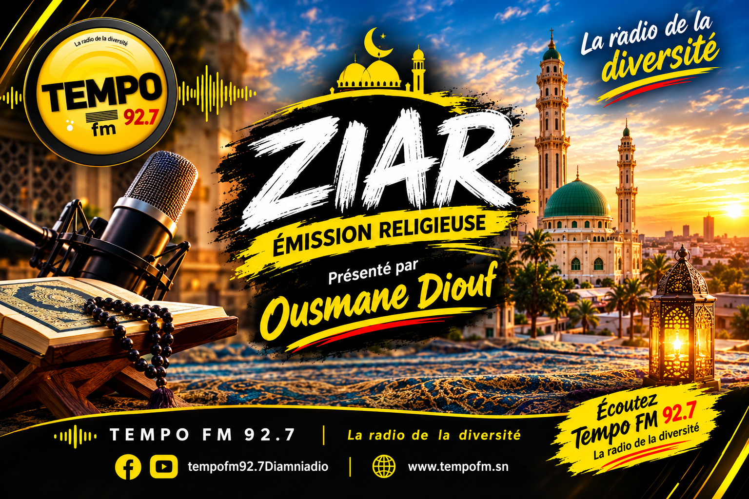 affiche promotionnelle de l’émission religieuse ziar (1)