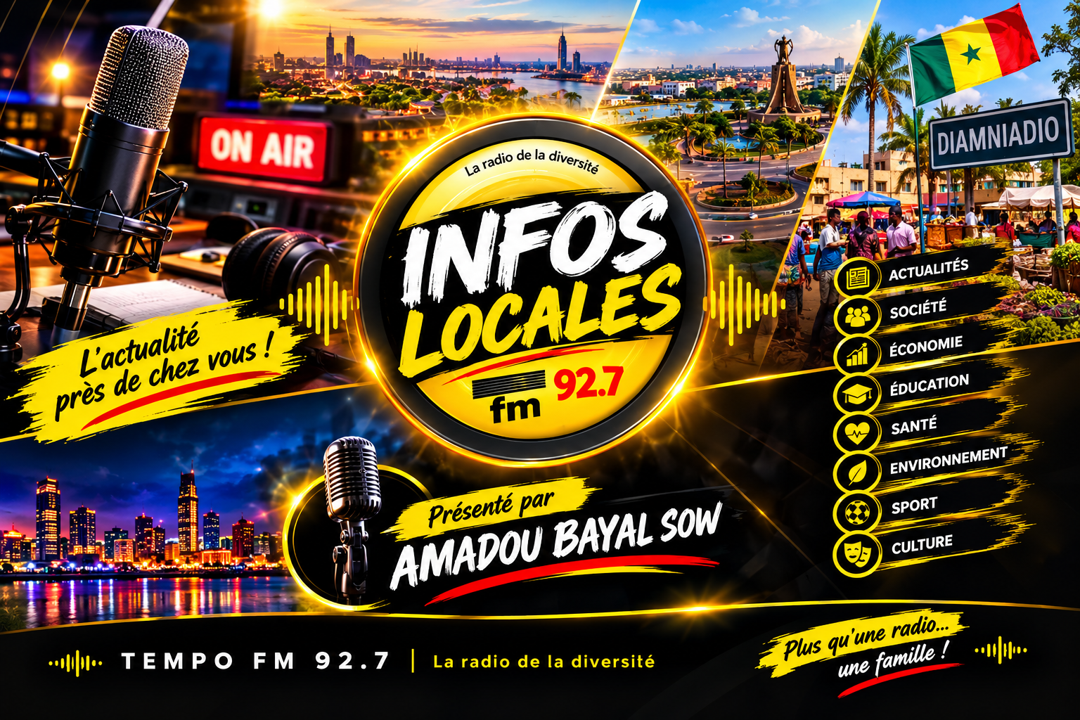infos locales — la radio de la diversité